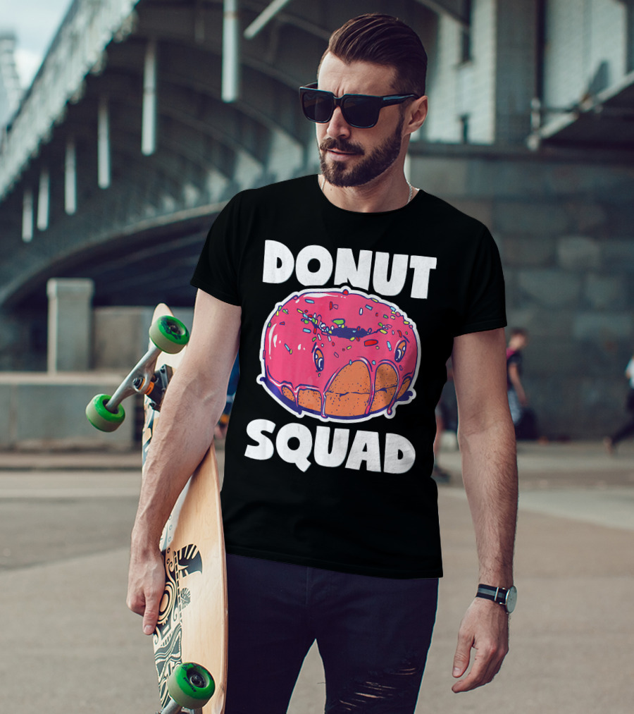 Donut Squad Vintage Baked Fried Cake Don Sprinkles T-Shirt