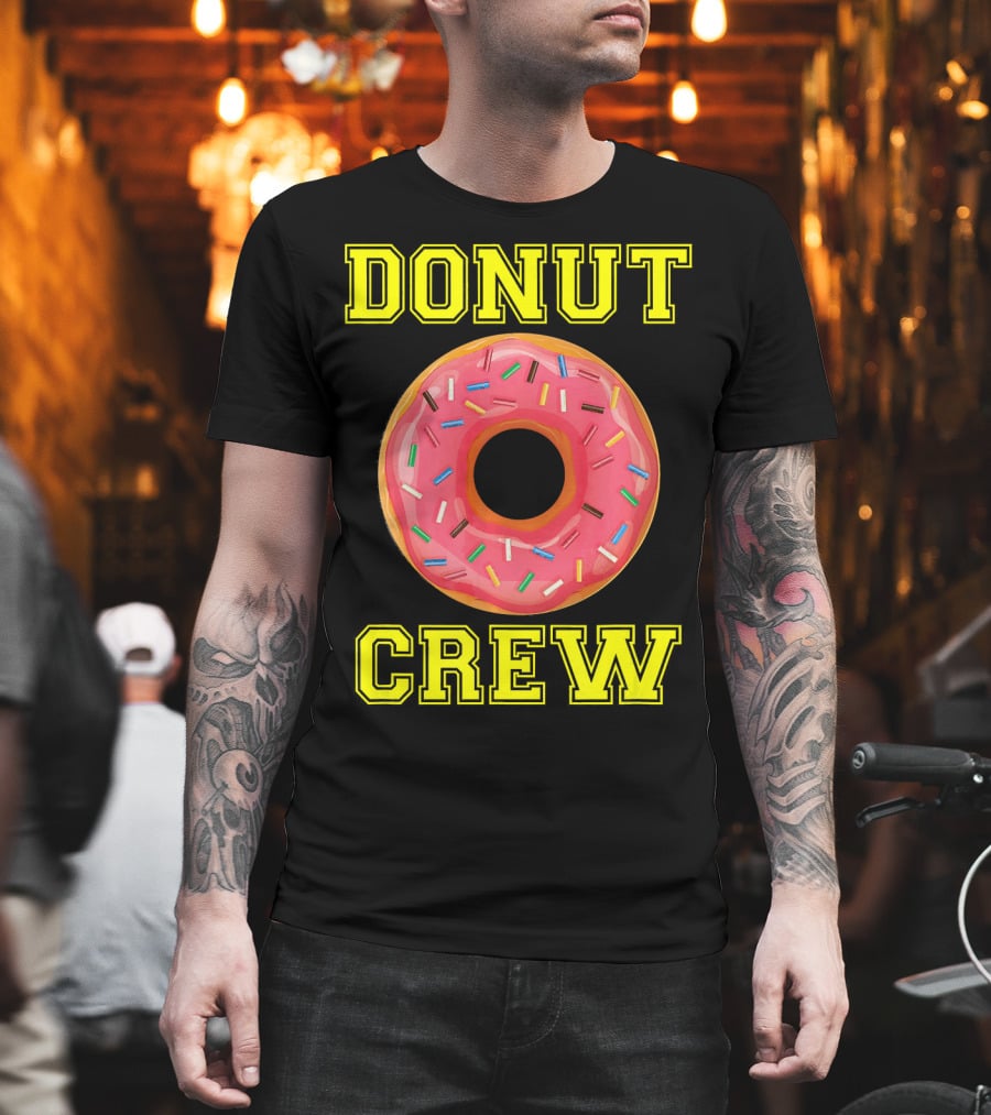 Donut Crew Fun Birthday Party Group T-Shirt