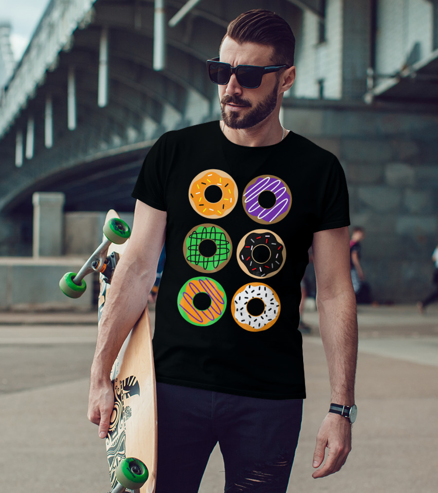 Halloween Donuts Festive Treats With Colorful Icing And Sprinkles T-Shirt