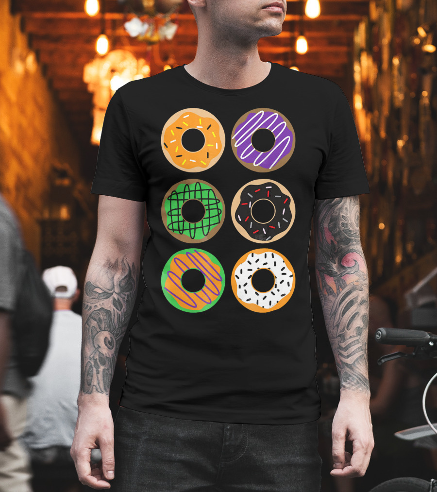 Halloween Donuts Festive Treats With Colorful Icing And Sprinkles T-Shirt