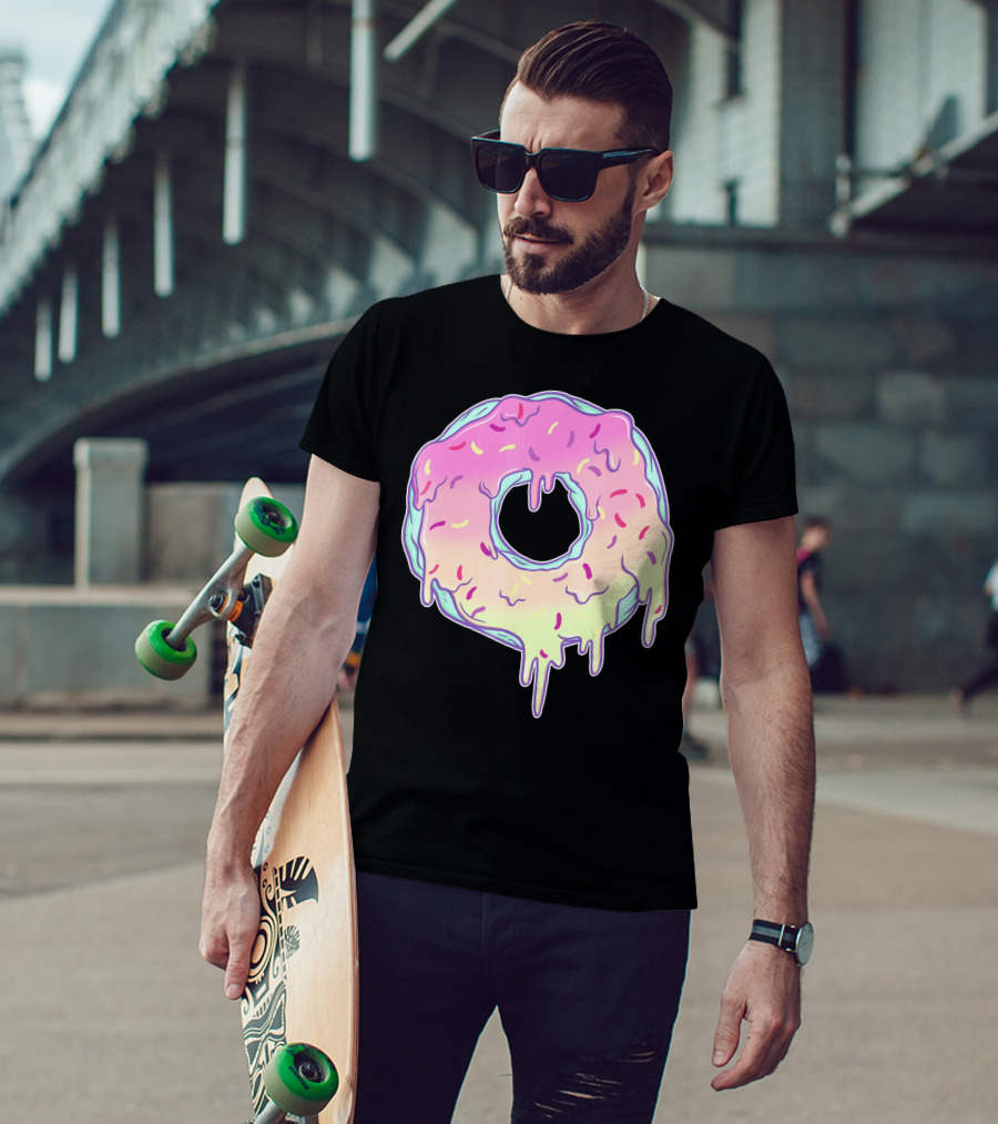 Dripping Pastel Donut Aesthetic Got T-Shirt