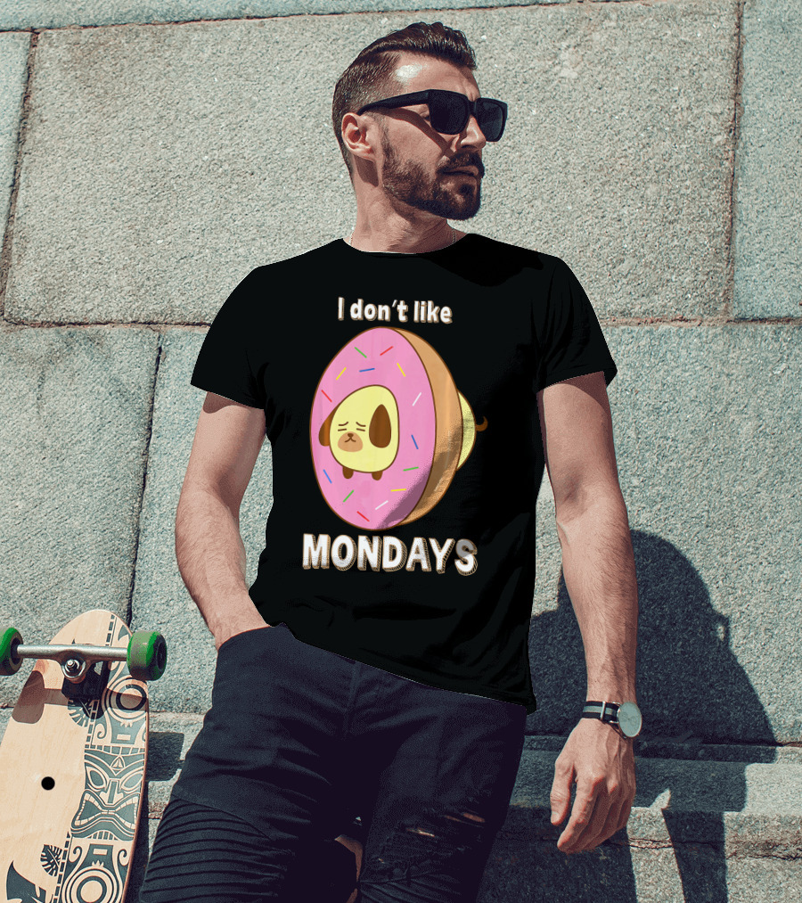 I Don’t Like Mondays Donut Dog T-Shirt