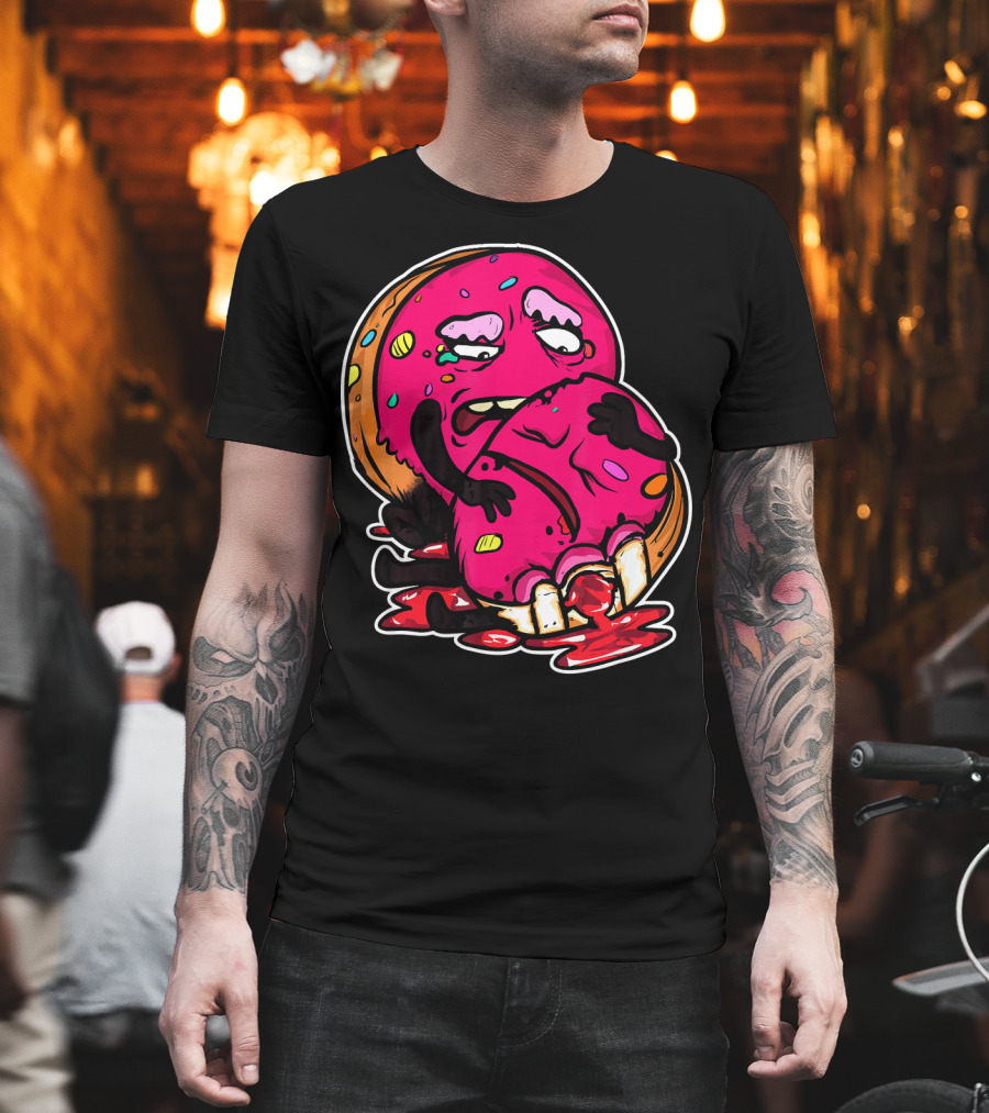 Funny Donut Dark Humor Eating Another Donut T-Shirt