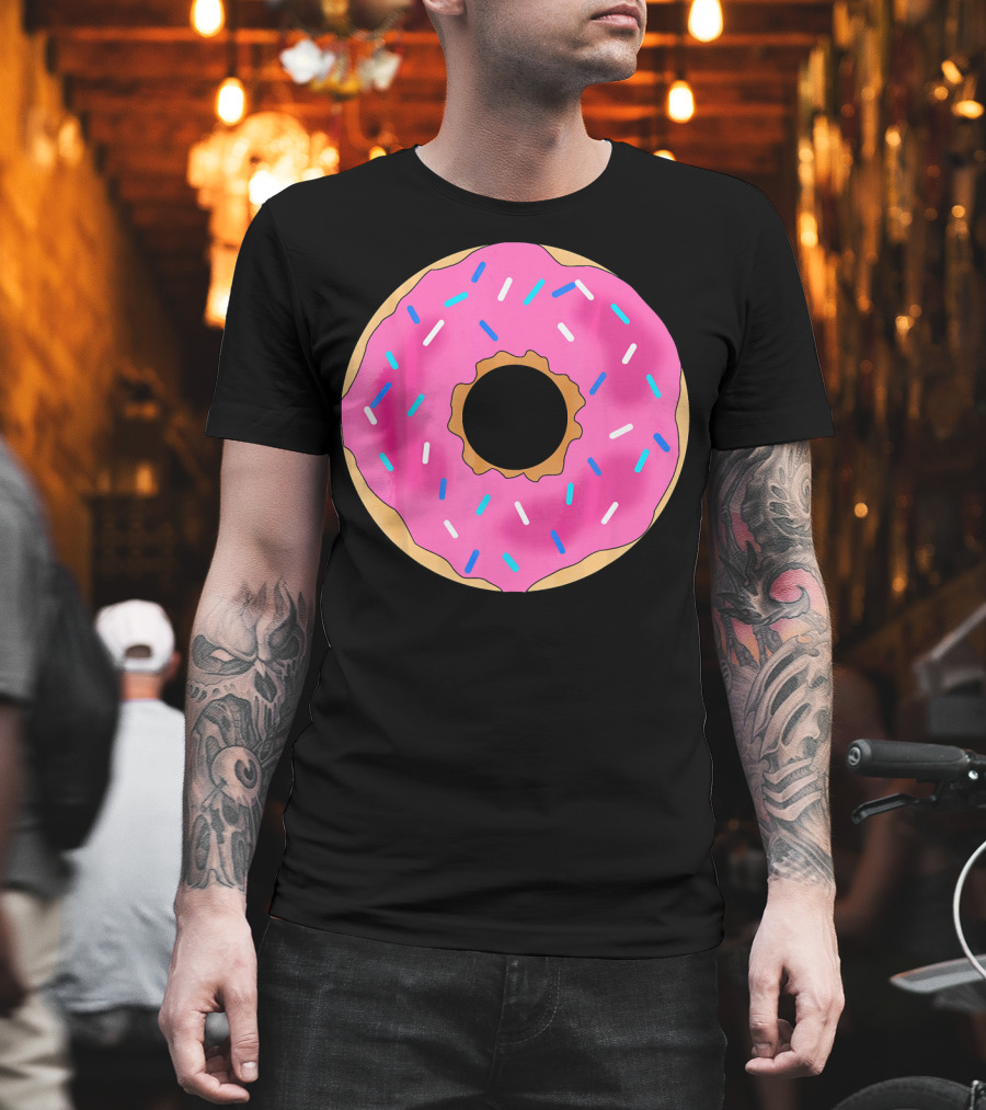 Donut Girls Tod Pink Frosted Sprinkles T-Shirt
