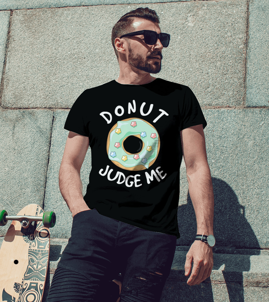 Donut Judge Me Mint Frosted With Sprinkles T-Shirt