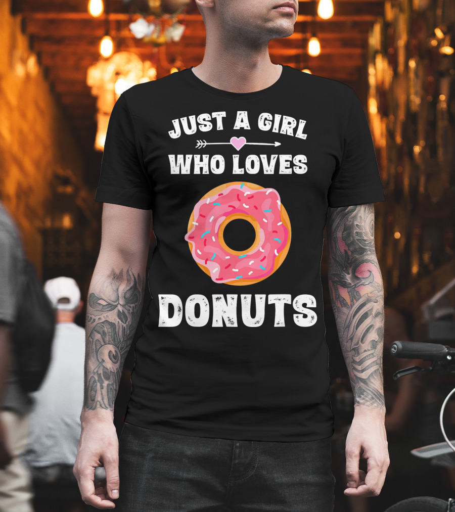 Just a Girl Who Loves Donuts T-Shirt