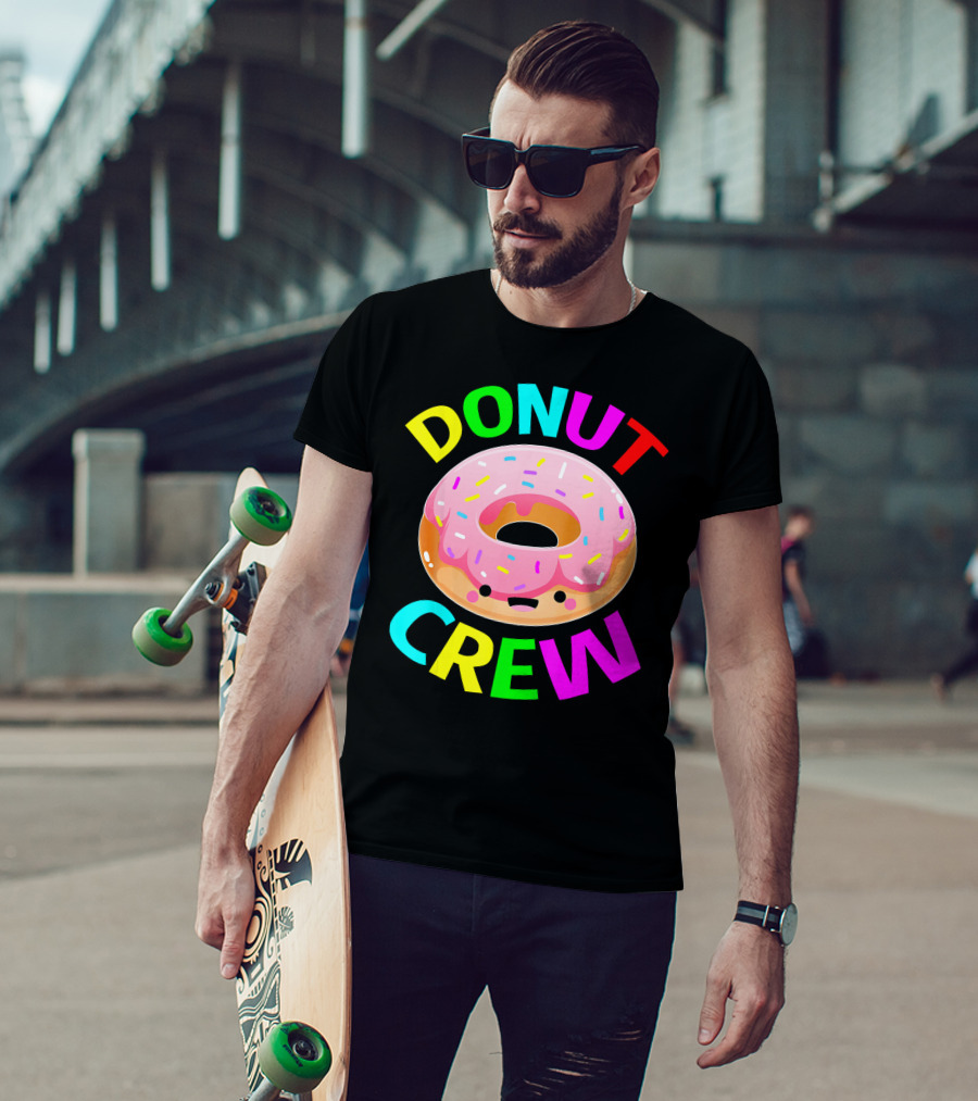 Donut Crew Birthday Celebration Party T-Shirt