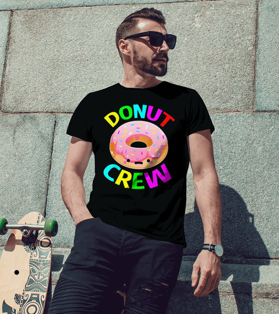 Donut Crew Birthday Celebration Party T-Shirt