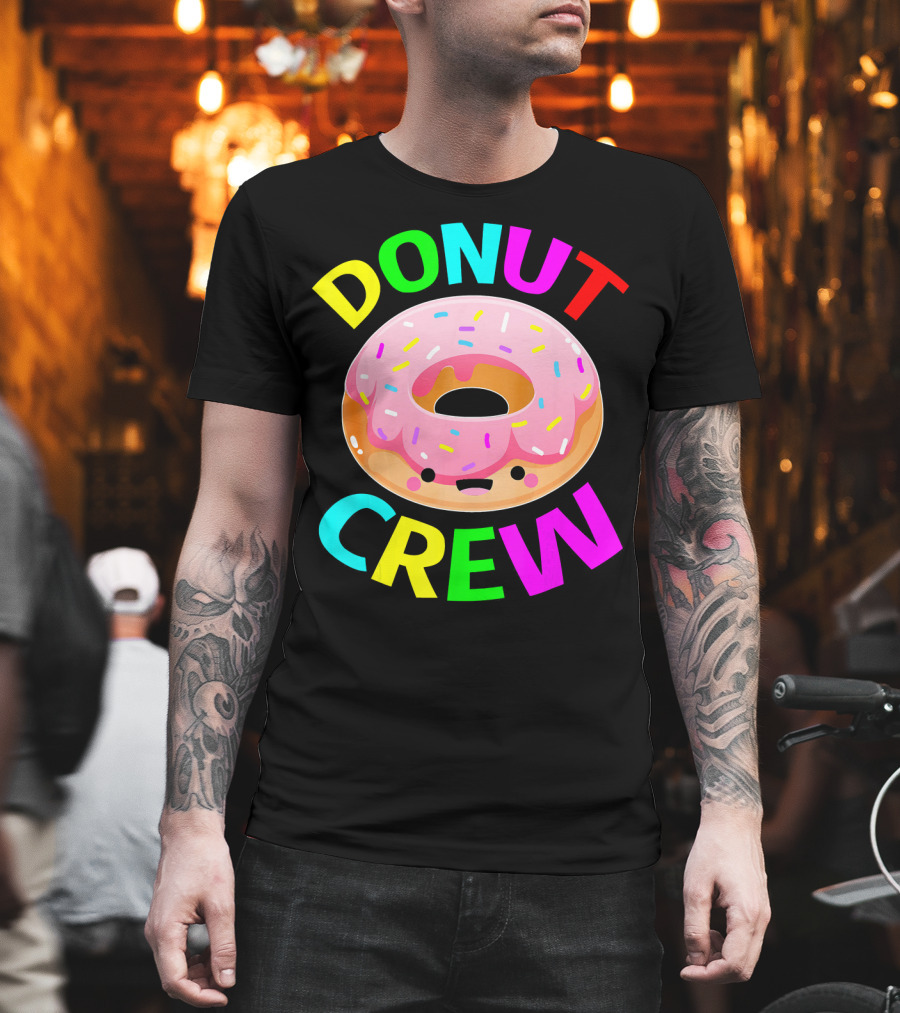 Donut Crew Birthday Celebration Party T-Shirt