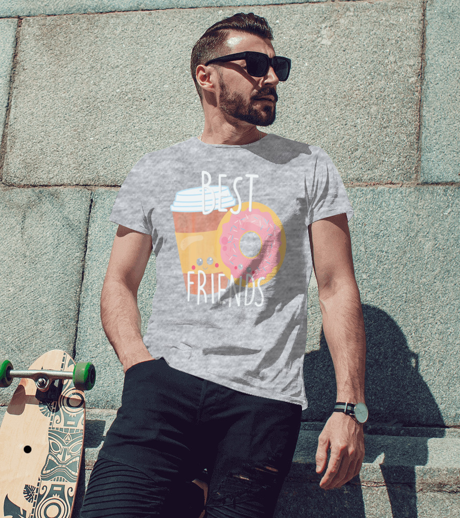 Best Friends Coffee And Donut Perfect Pairing T-Shirt