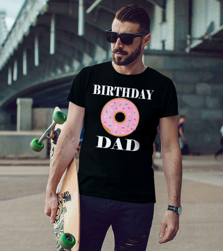 Birthday Donut Dad Party T-Shirt