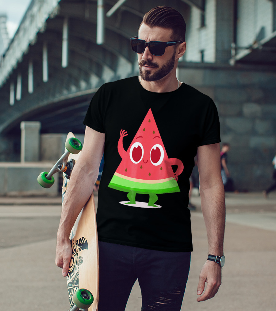 Cheerful Watermelon Dance Summer Fun T-Shirt
