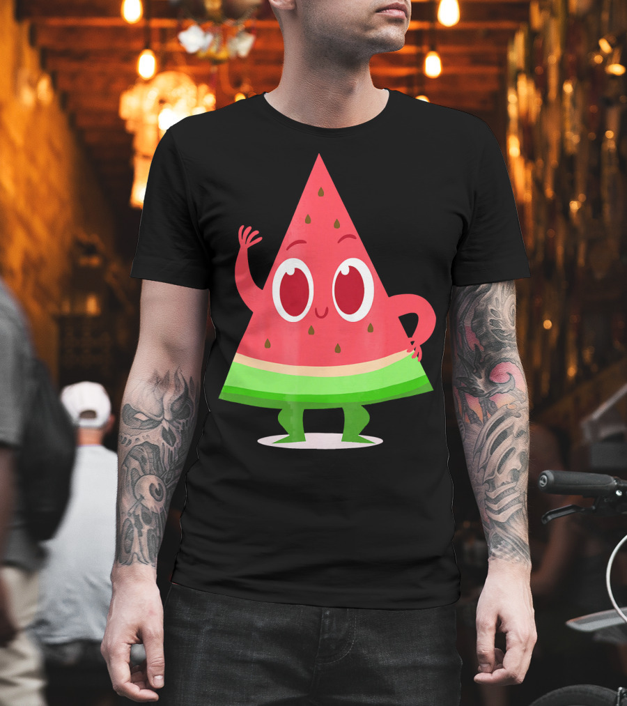 Cheerful Watermelon Dance Summer Fun T-Shirt