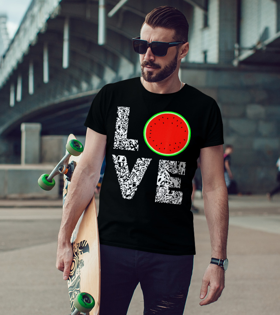 LOVE Watermelon Love Tropical Melon Summer T-Shirt