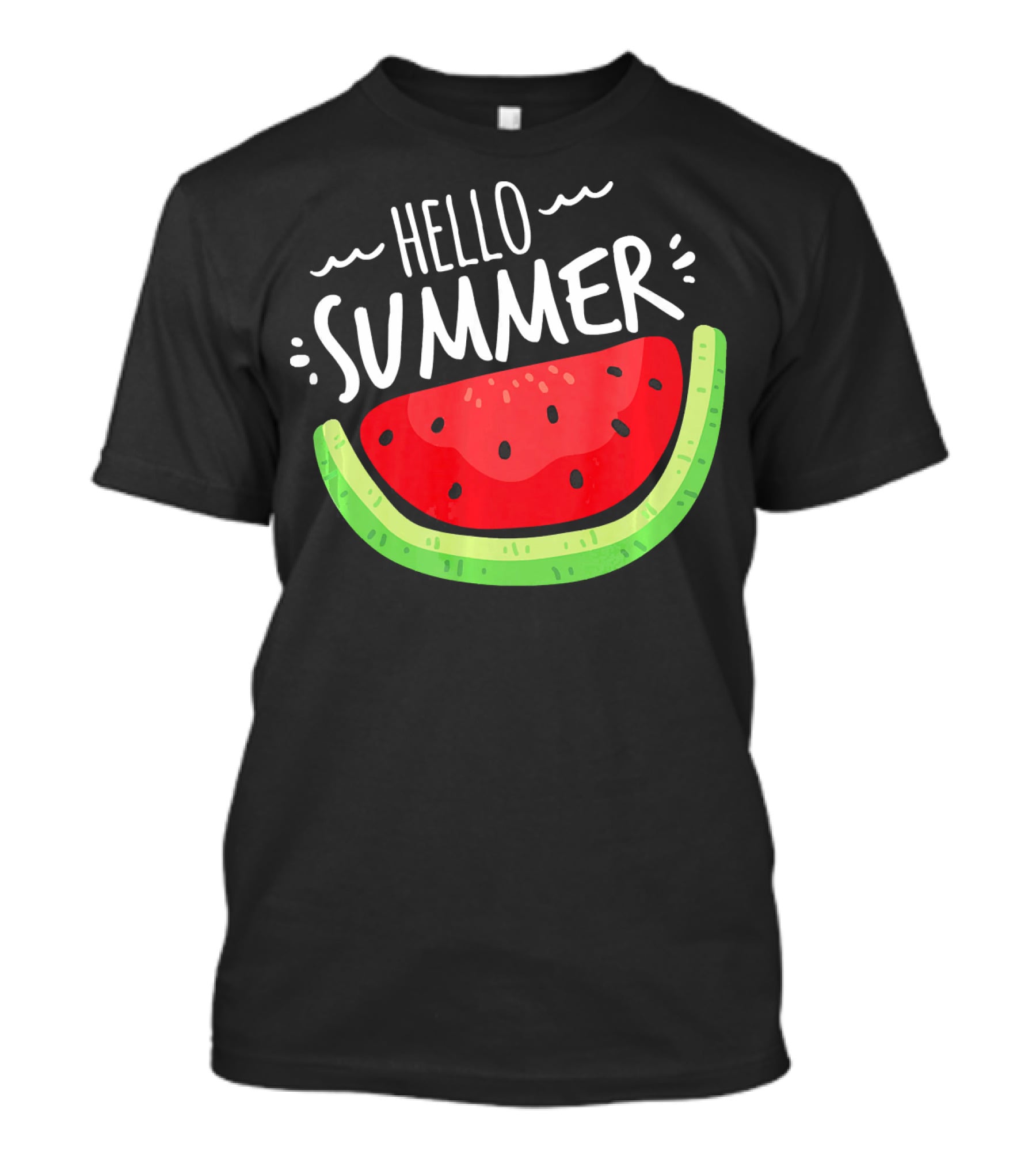 Hello Summer Watermelon Funny Summer T-Shirt