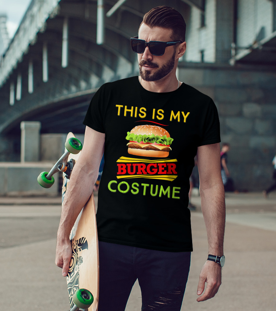 This Is My Burger Costume Halloween T-Shirt