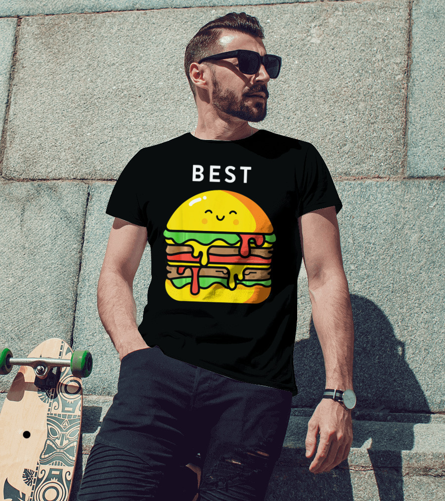Best Burger Fries Best Friend Matching T-Shirt