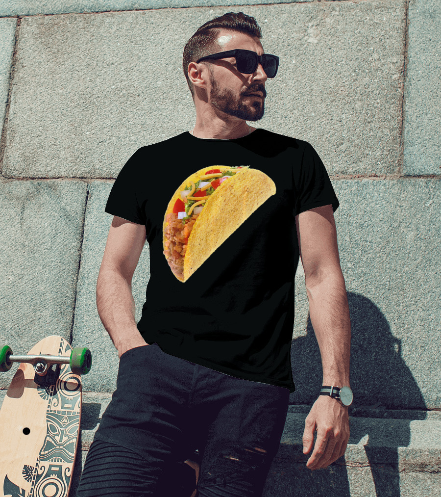 Taco Costume Mexican Food Hard Shell Taco T-Shirt
