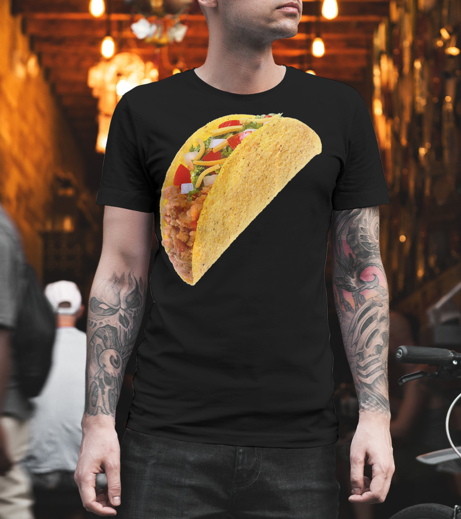 Taco Costume Mexican Food Hard Shell Taco T-Shirt