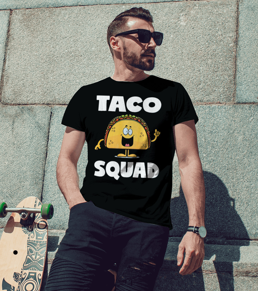 Taco Squad Vintage Funny Tacos Party T-Shirt
