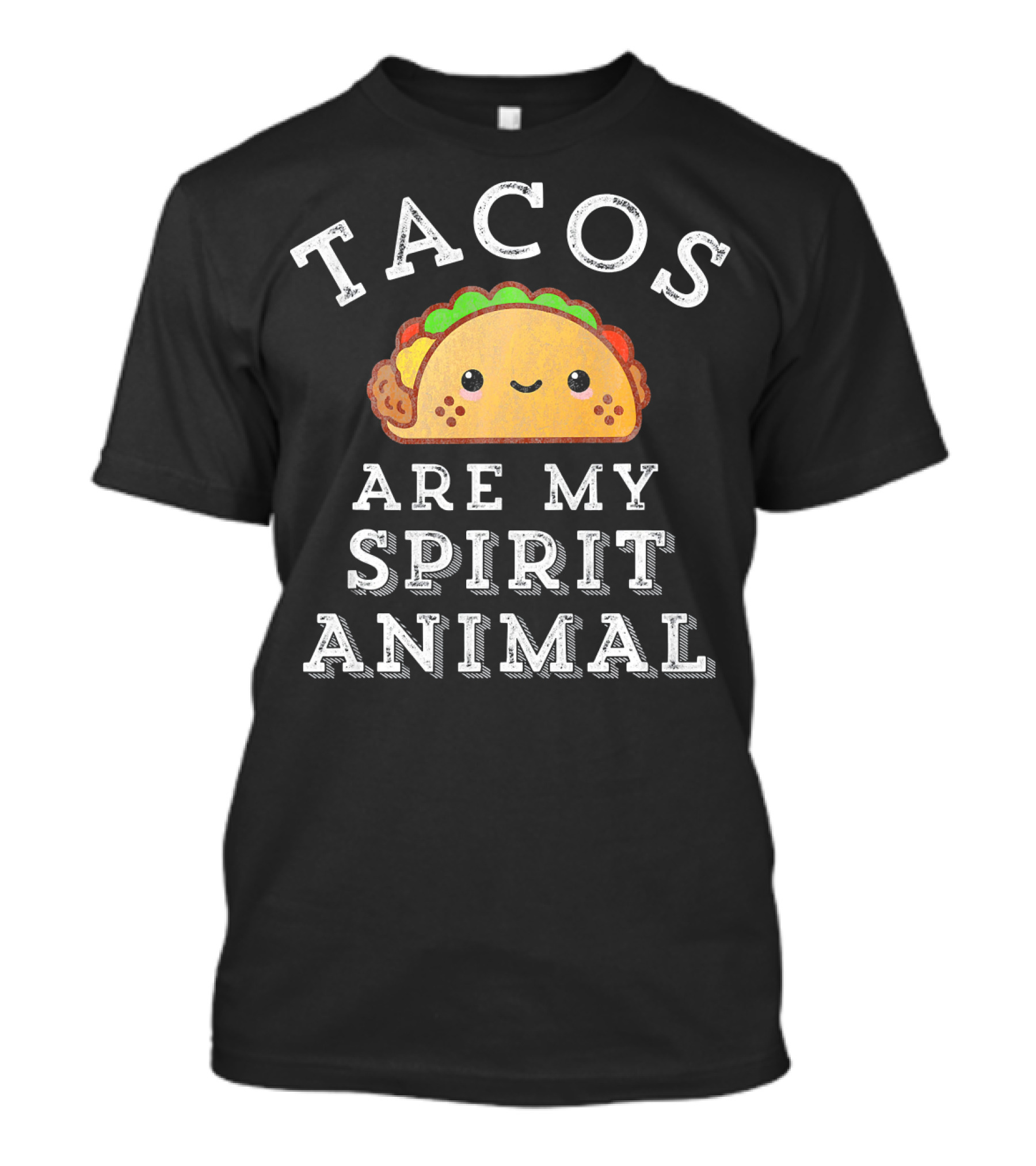 Tacos Are My Spirit Animal Cute Mexican Food T-Shirt