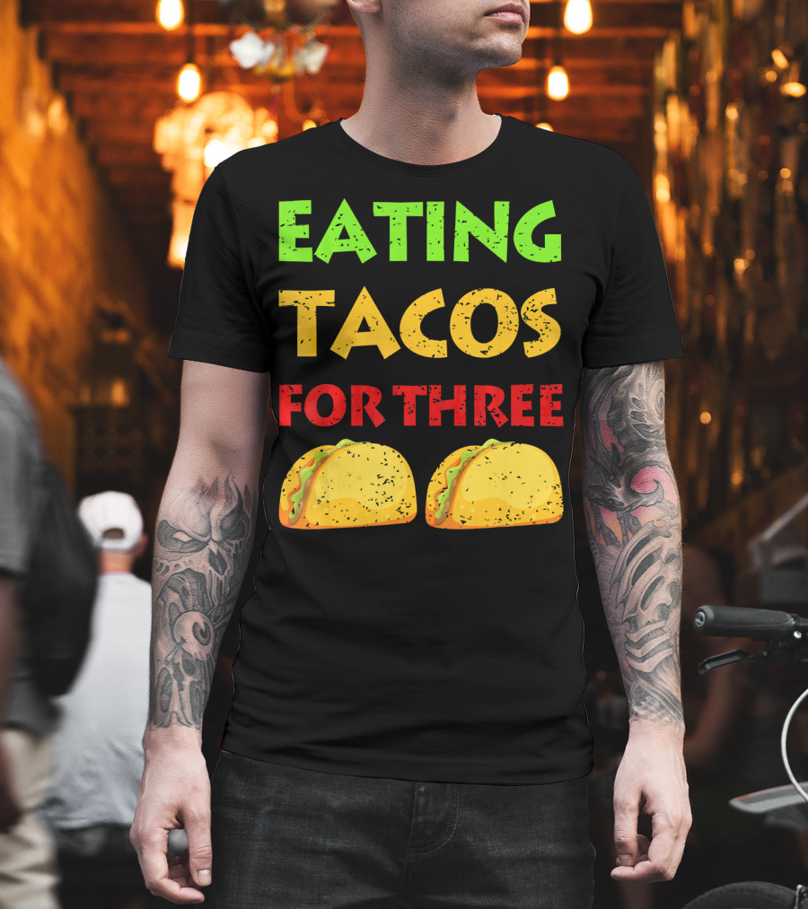 Moms Of Twins Eating Tacos For Three Mexi T-Shirt