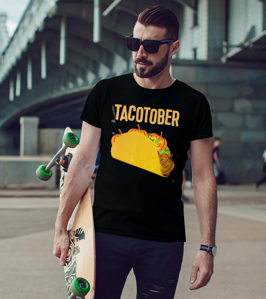 Tacotober Halloween Pumpkin Taco T-Shirt