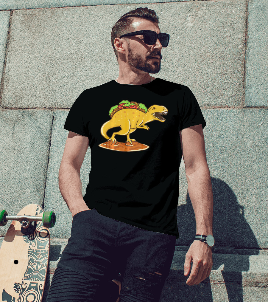 Tyrannosaurus Rex Taco Dinosaur T-Shirt