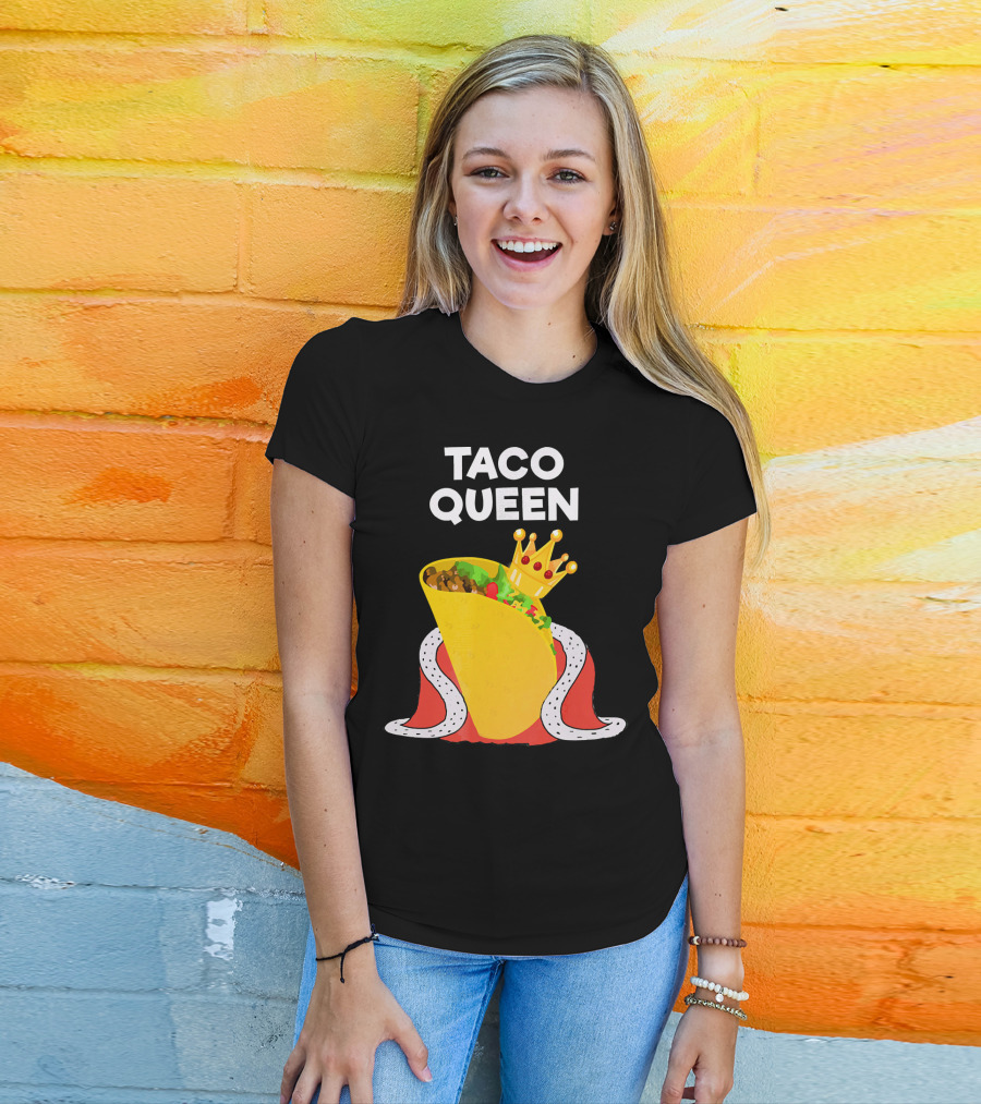 Taco Queen Royal Crowned Taco Tuesday T-Shirt