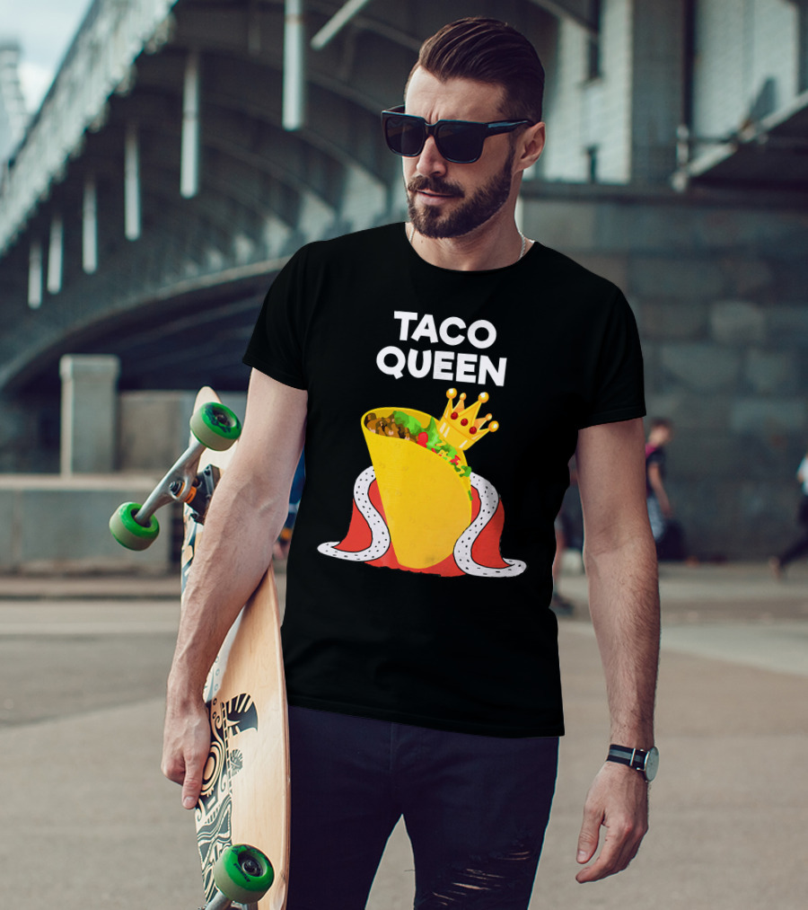 Taco Queen Royal Crowned Taco Tuesday T-Shirt