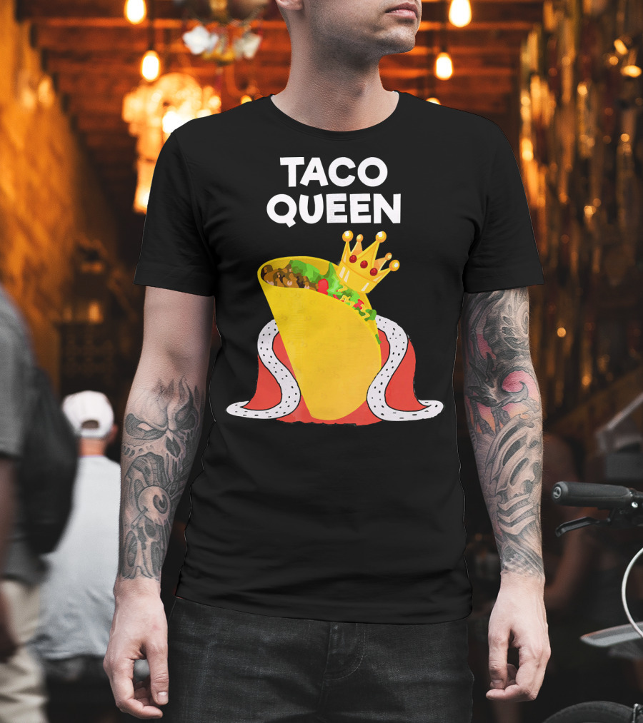 Taco Queen Royal Crowned Taco Tuesday T-Shirt
