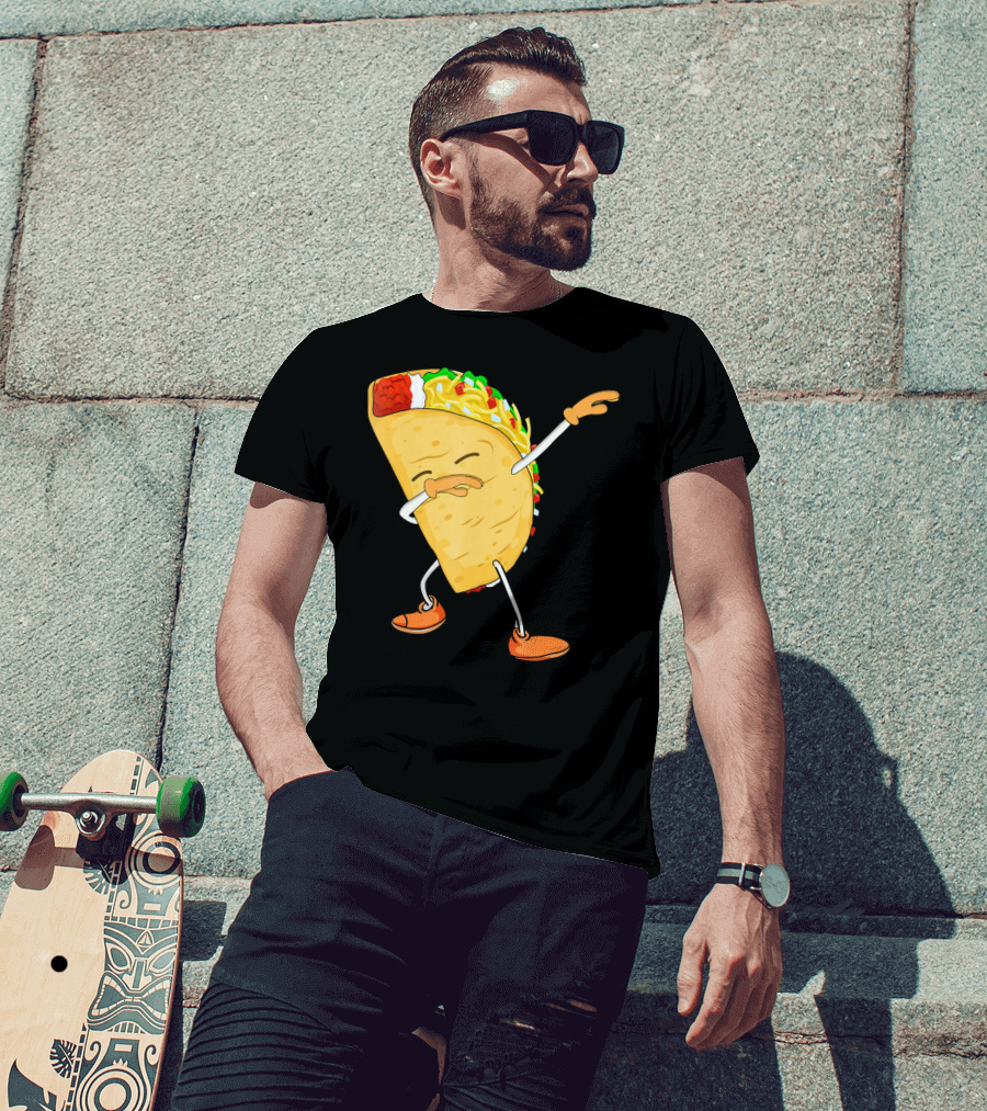 Dabbing Taco Mexican Food Lover Dance Fiesta T-Shirt