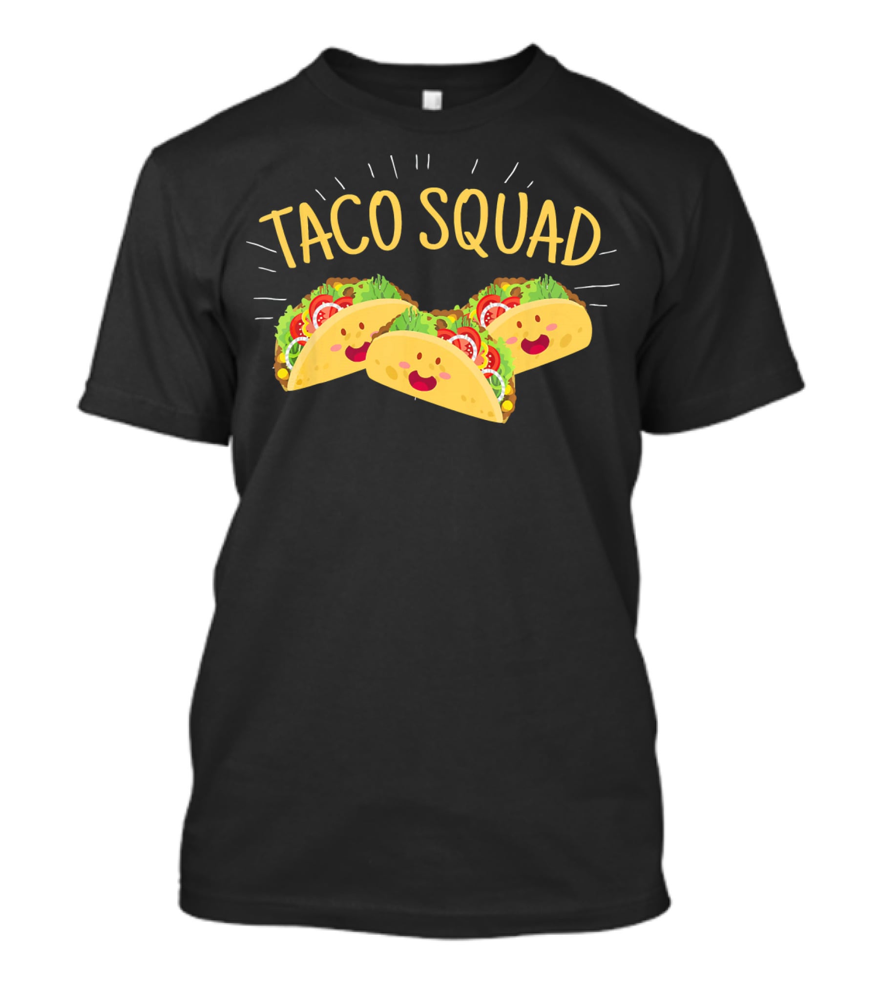 Taco Squad Funny Cute Mexican Tacos T-Shirt