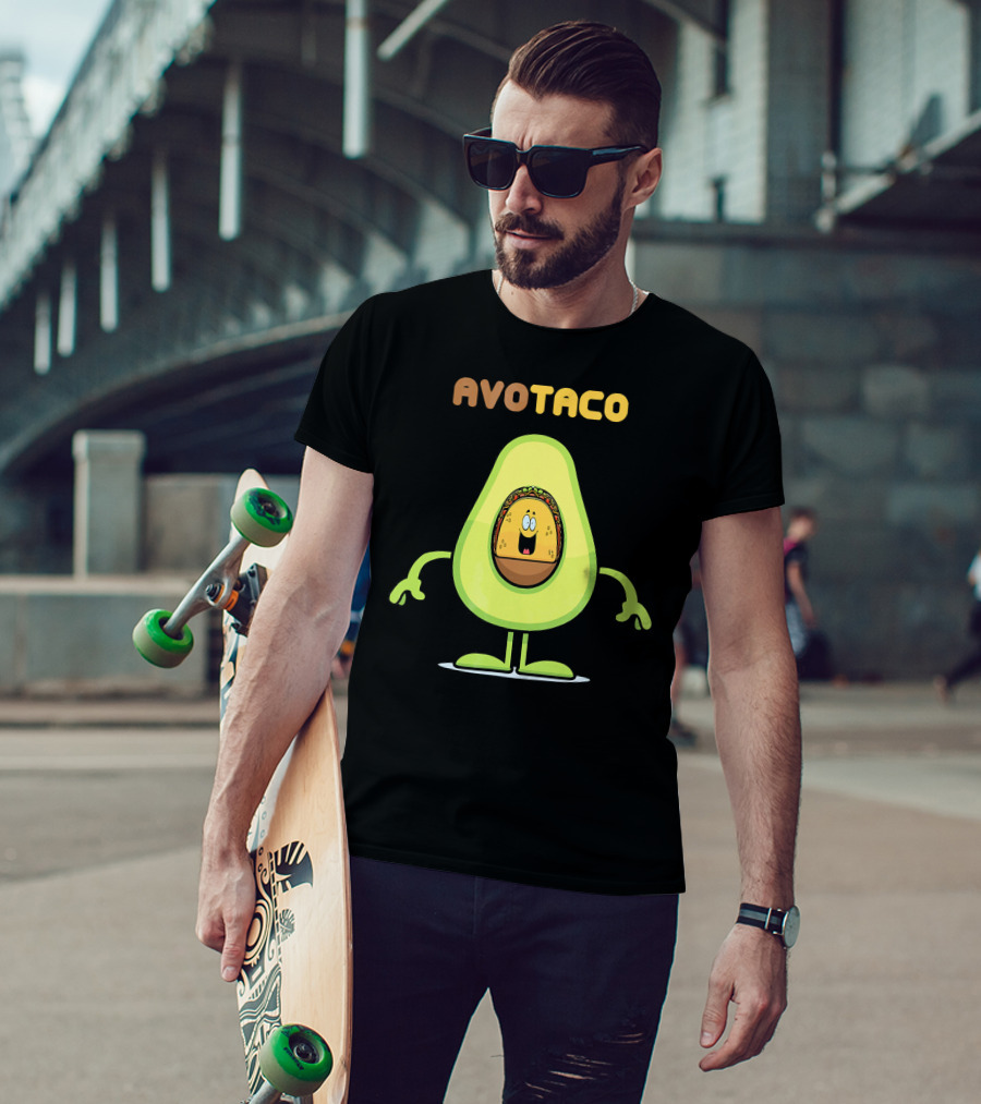 Avotaco Funny Avocado Taco Foodie T-Shirt