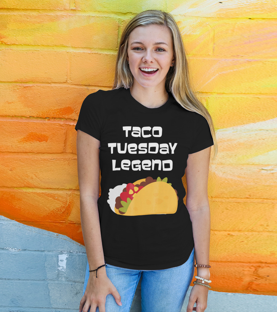 Taco Tuesday Legend Mexican Food Achievement T-Shirt