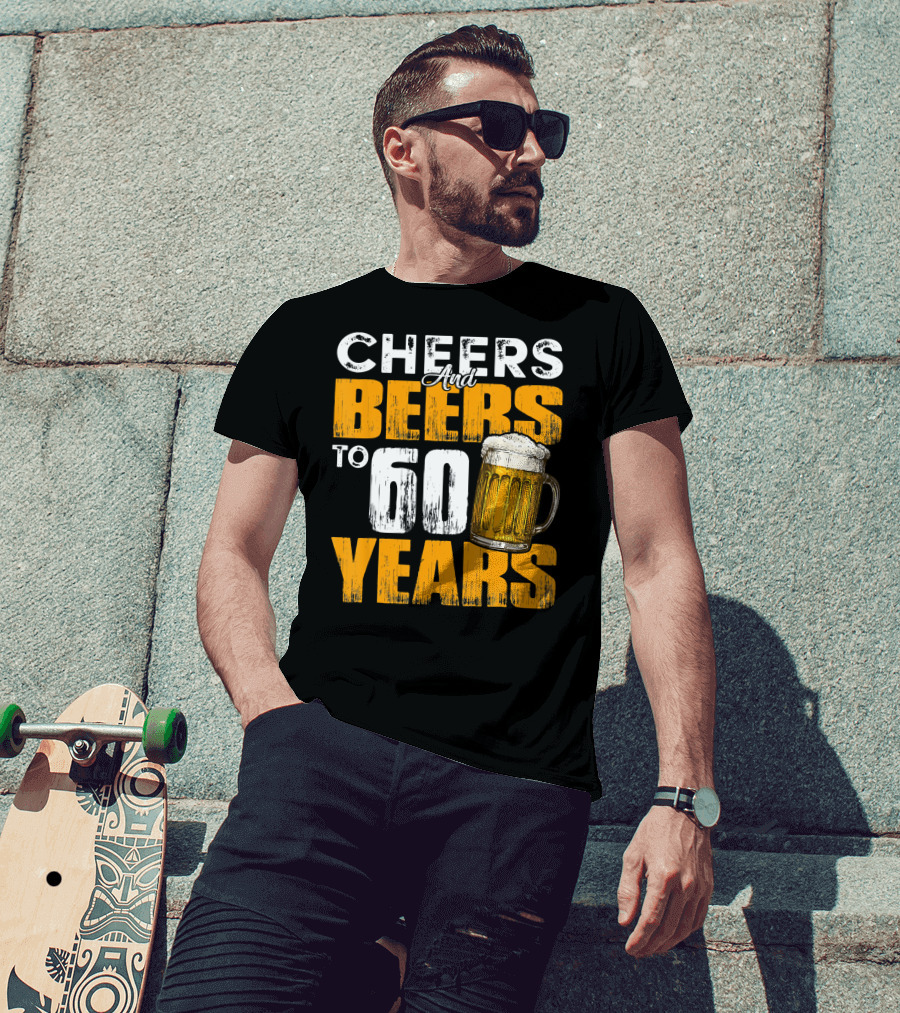 Cheers And Beers To 60 Years Beer Mug T-Shirt