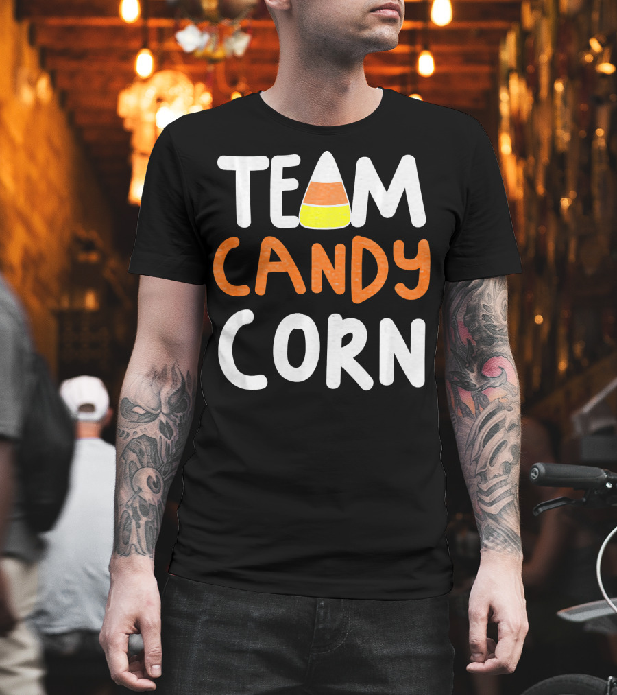 Team Candy Corn Halloween Treat Enthusiasts T-Shirt