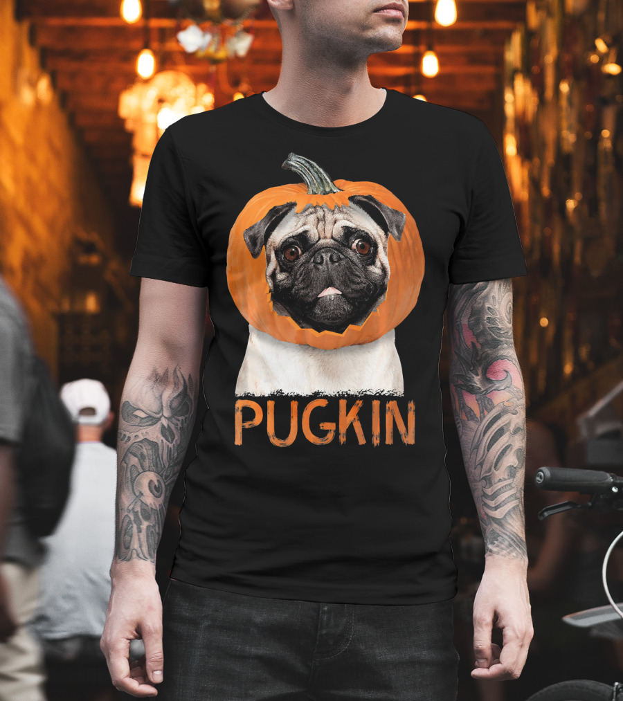 Pugkin Pug Pumpkin Pie Puppy T-Shirt