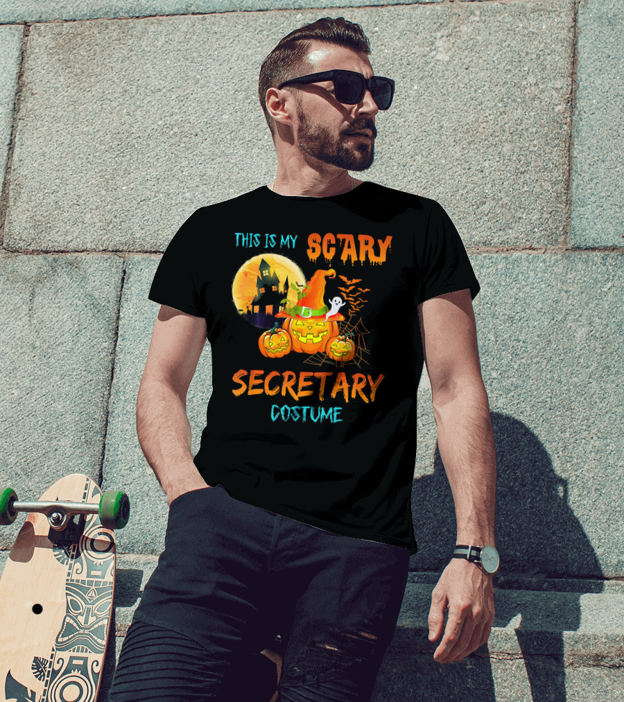 This Is My Scary Secretary Costume T-Shirt