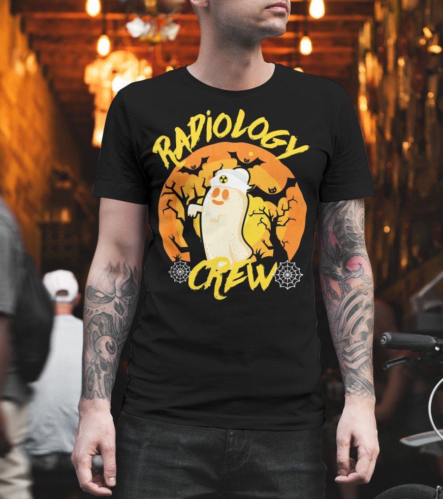 Radiology Crew Halloween Ghost X-Ray Tech T-Shirt