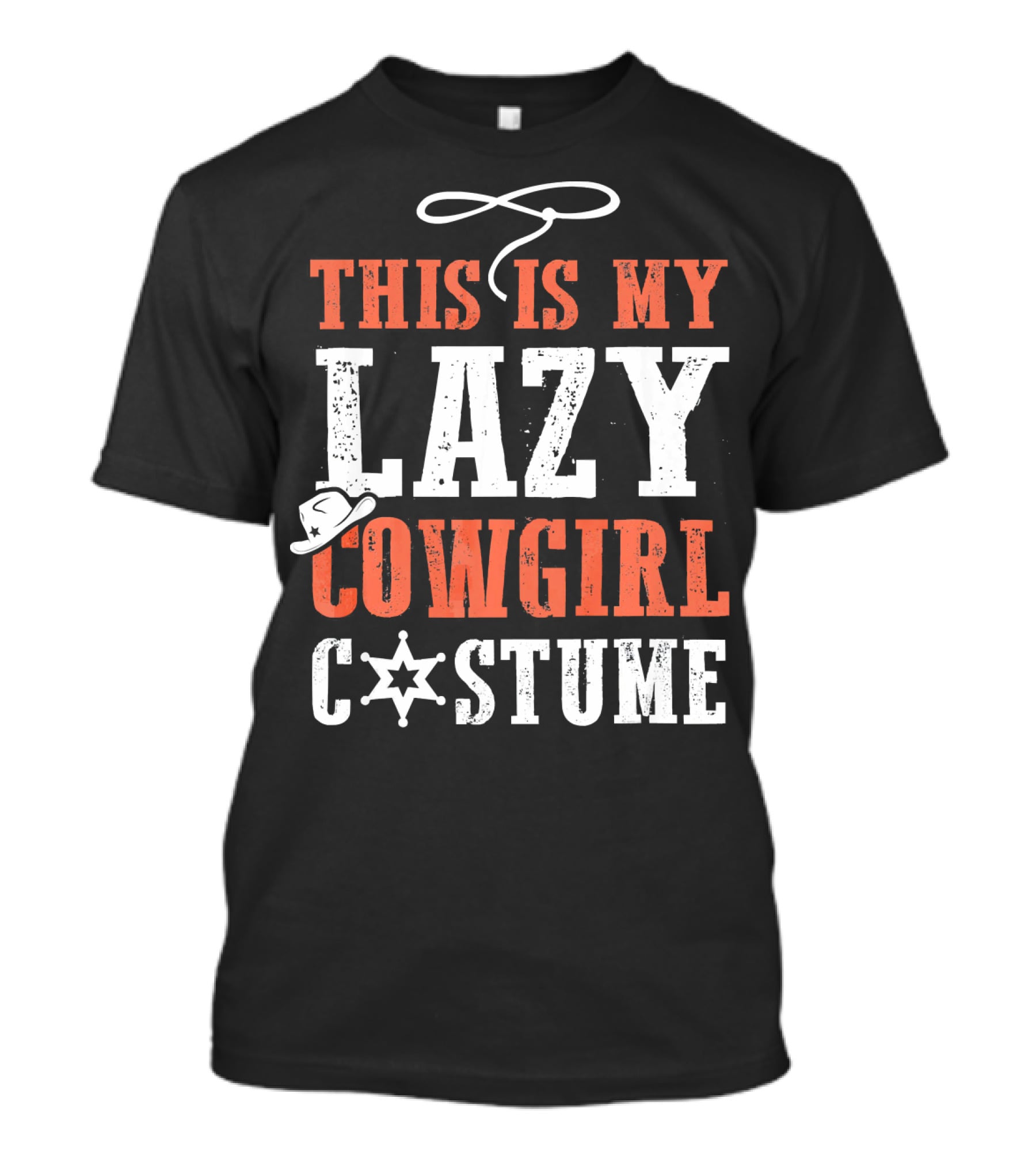 This Is My Lazy Cowgirl Costume Halloween Funny Par T-Shirt