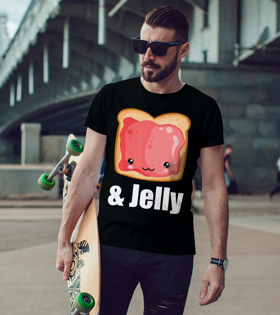 Kawaii Jelly Toast Cute Cartoon PB&J Matchi T-Shirt