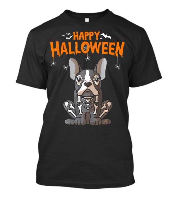 Happy Halloween French Bulldog Frenchie T-Shirt