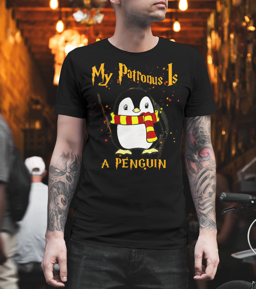 My Patronus Is A Penguin Wizardry Magic T-Shirt