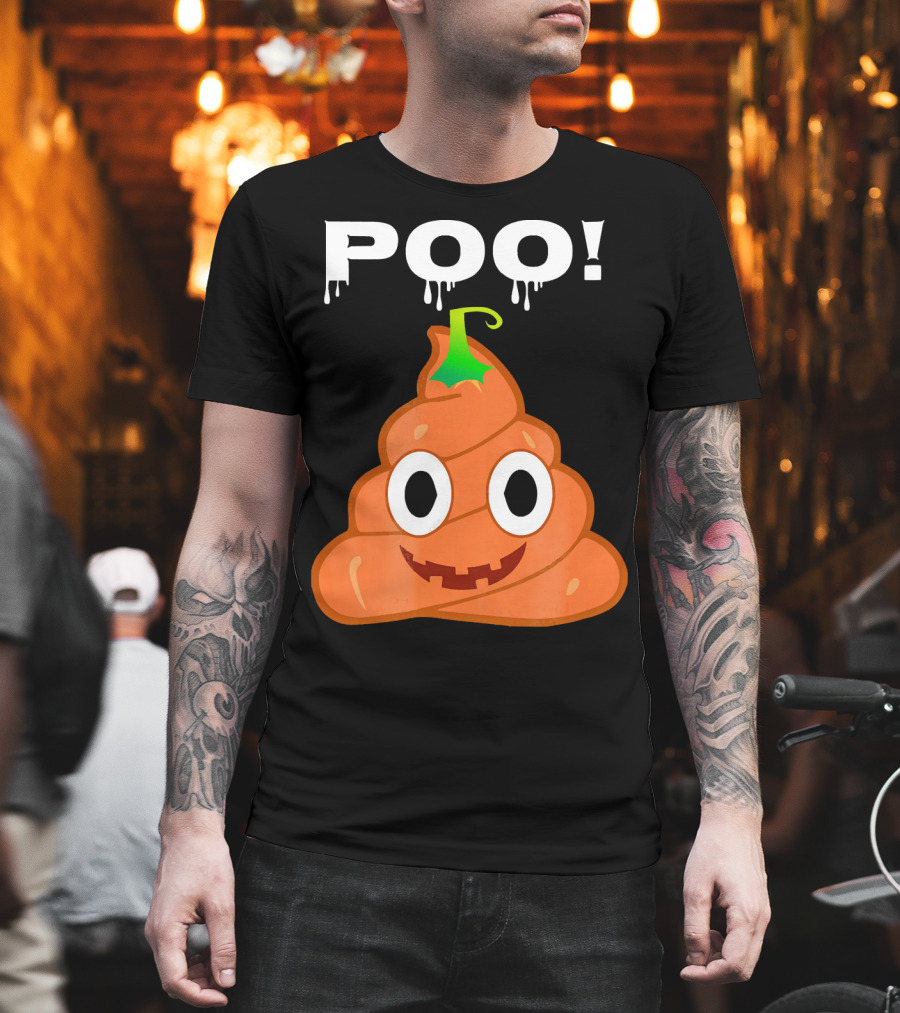 Poo Halloween Pumpkin Boo Fun T-Shirt