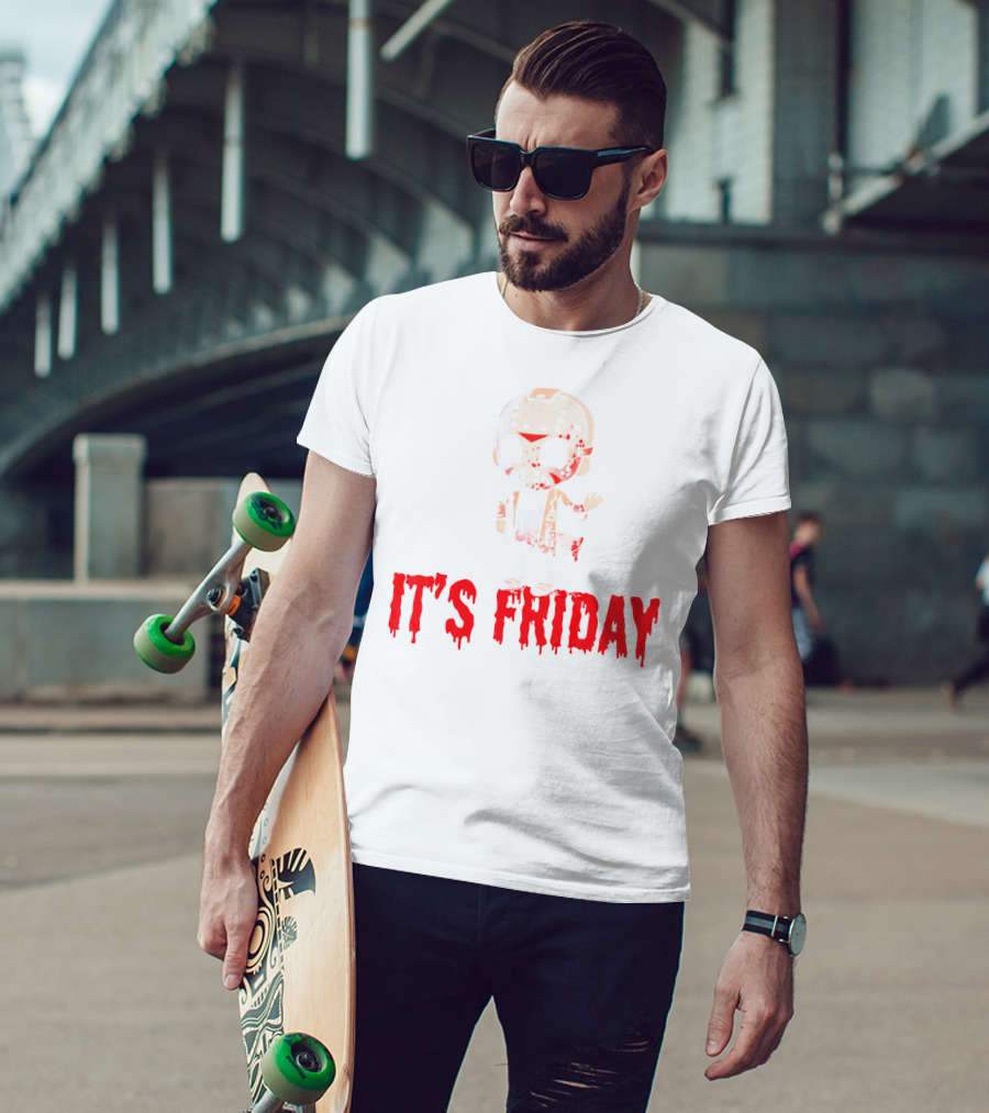 It's Friday Funny Halloween Horror T-Shirt