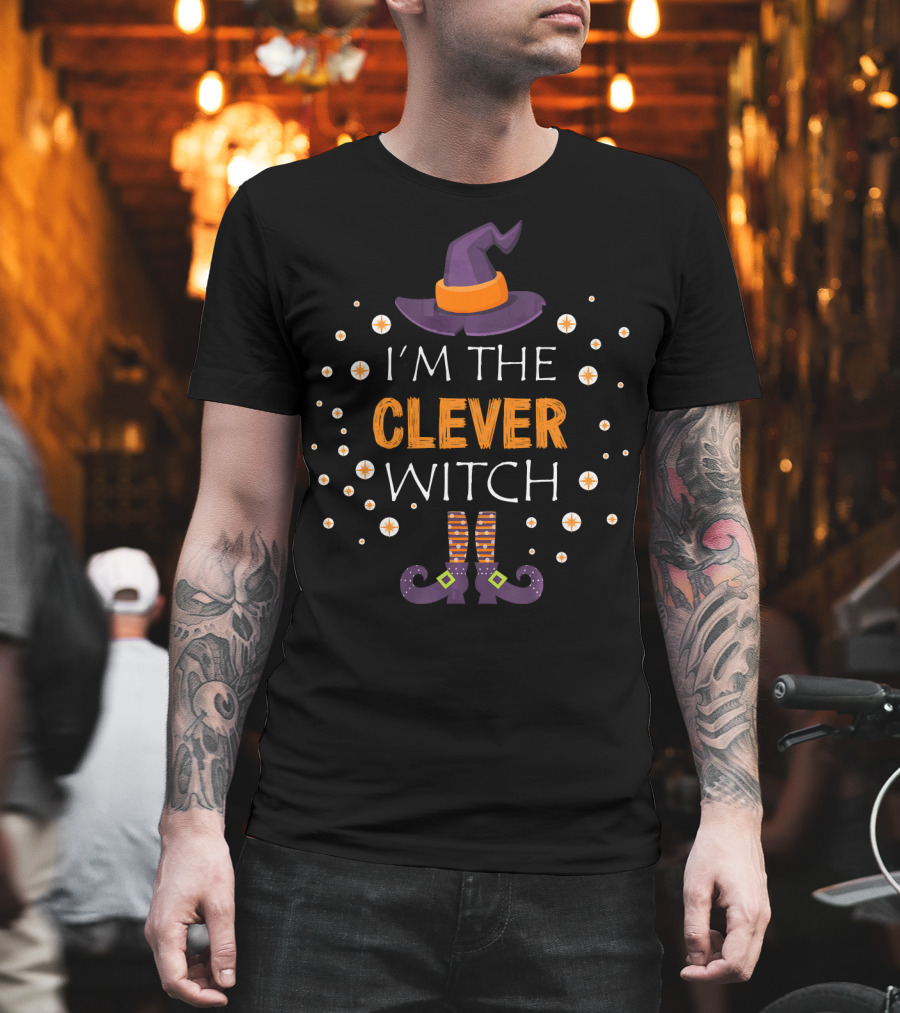 I'm The Clever Witch Halloween Family Group Matching T-Shirt