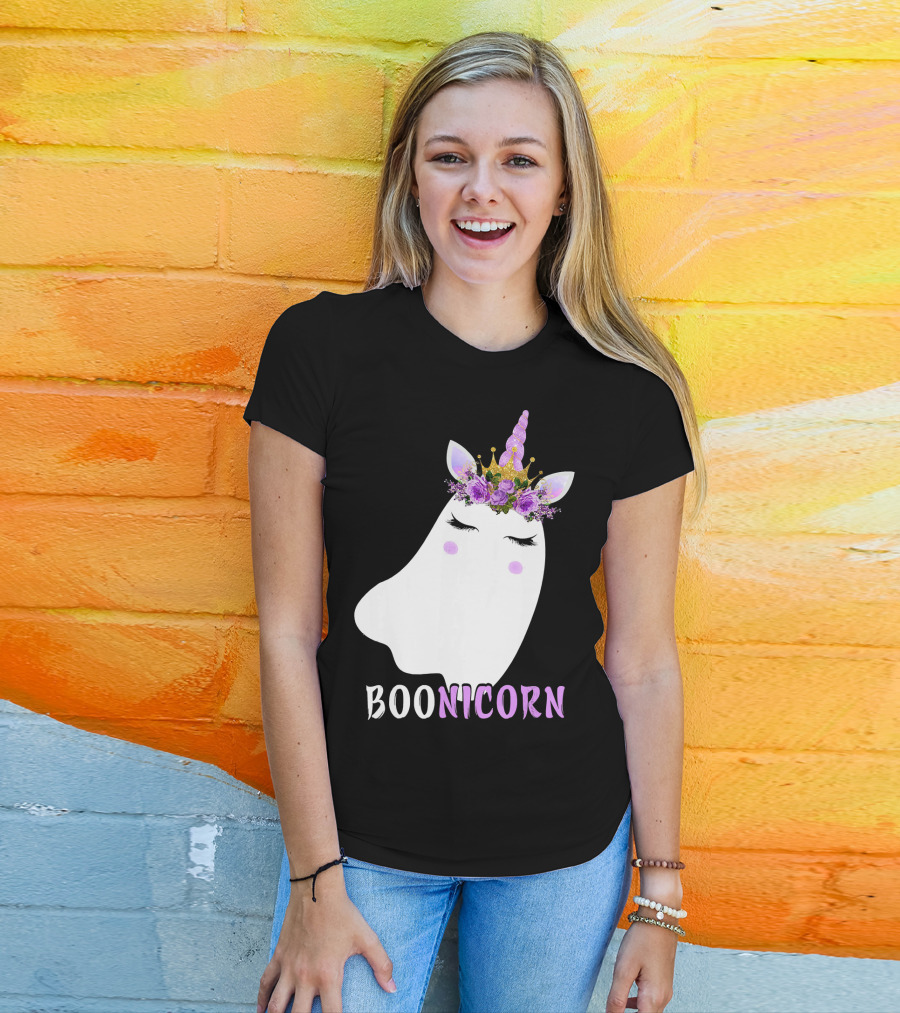 Boonicorn Unicorn Halloween T-Shirt