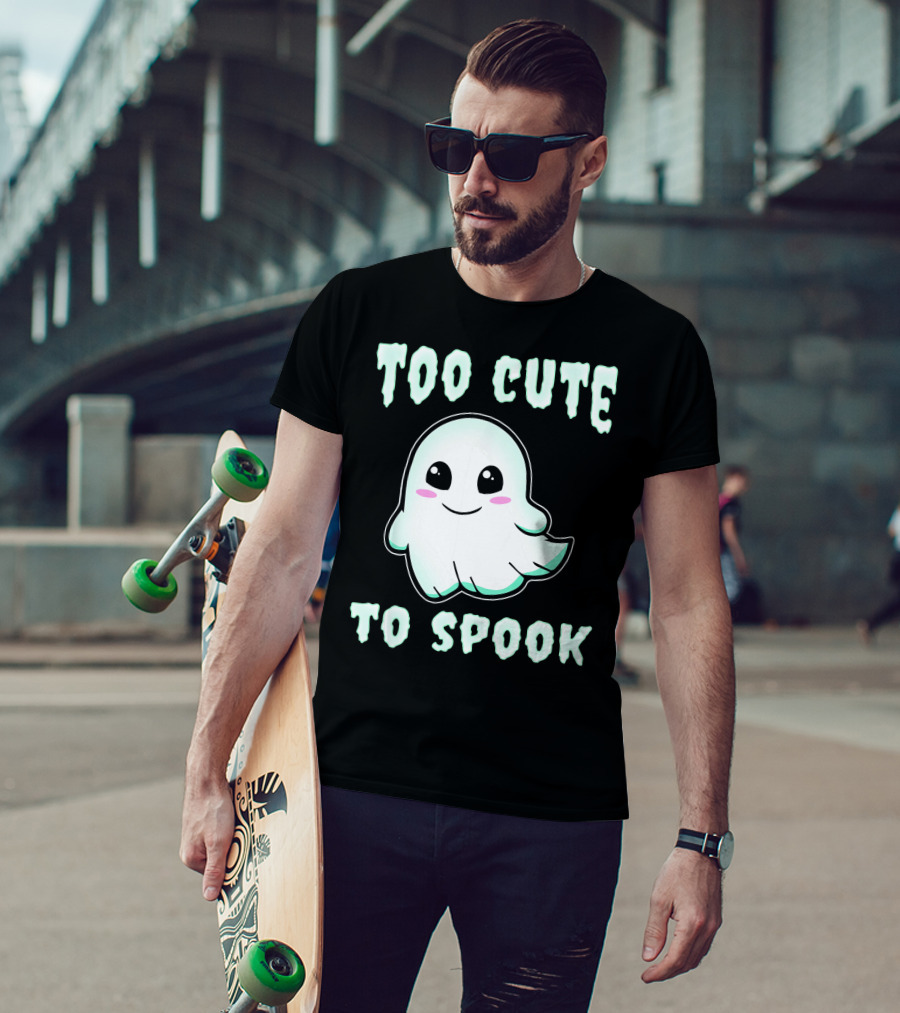 Too Cute To Spook Ghost Charm T-Shirt