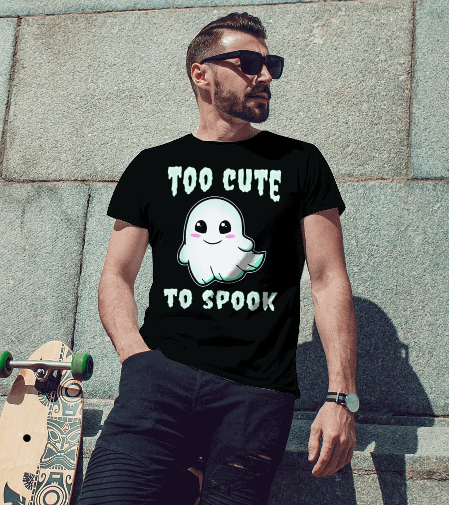 Too Cute To Spook Ghost Charm T-Shirt